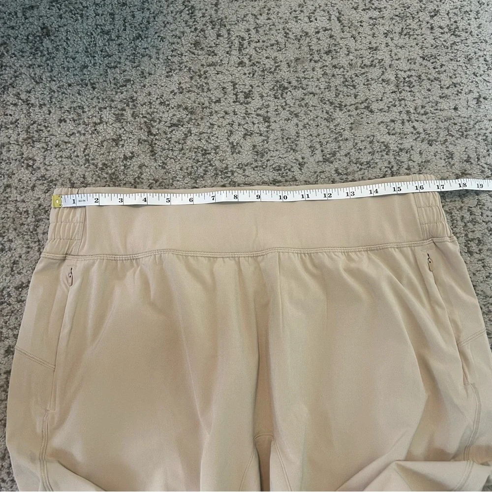 Lululemon Trench Beige Sun Setter High Rise Full Length Joggers Size 12